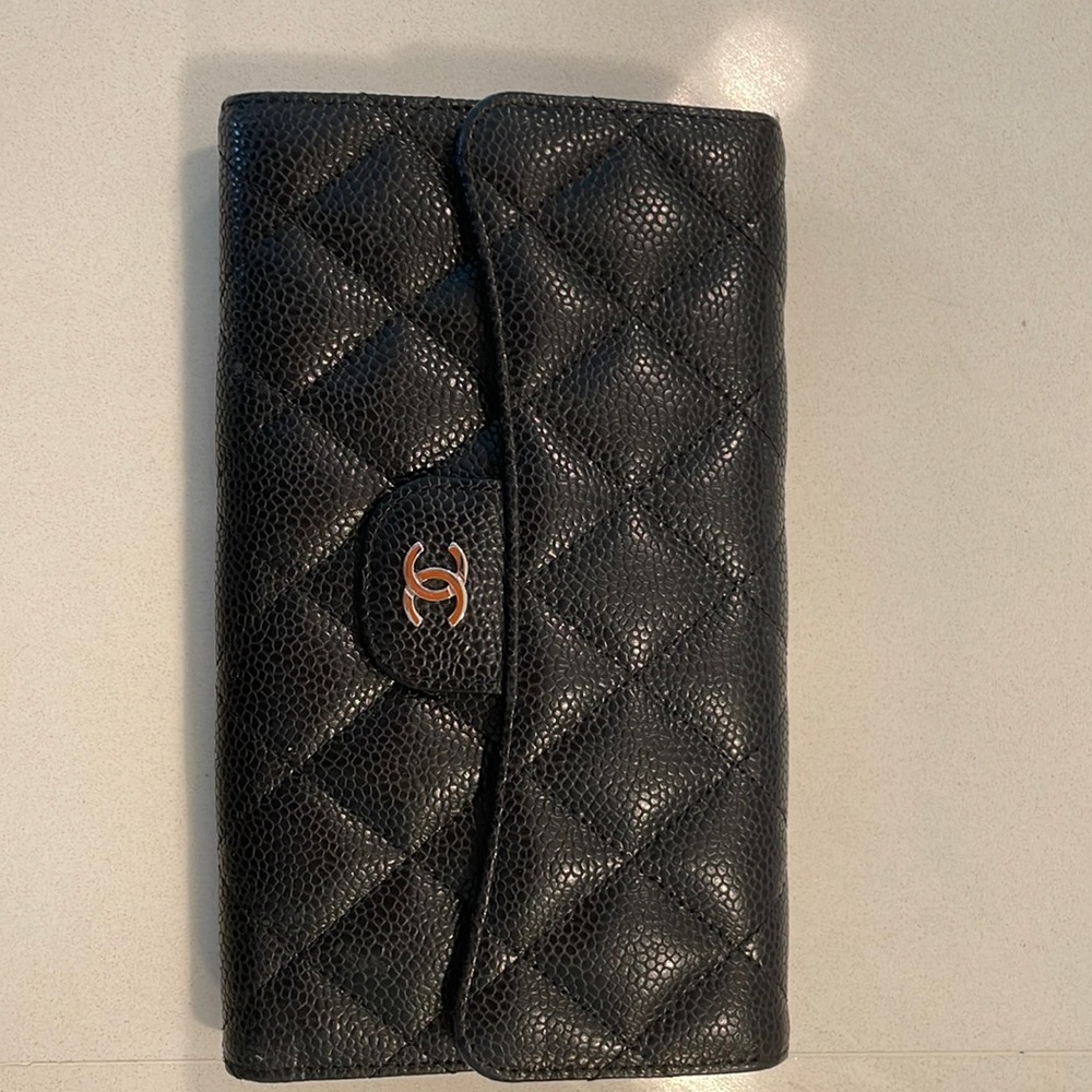 Chanel flap wallet